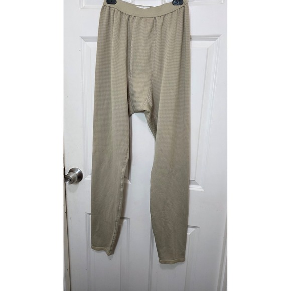Official US Army Issue Other - US Army ECWCS Gen III L2 Polartec Grid Fleece Thermal Pants Mens ML‎ Tan Kenyon